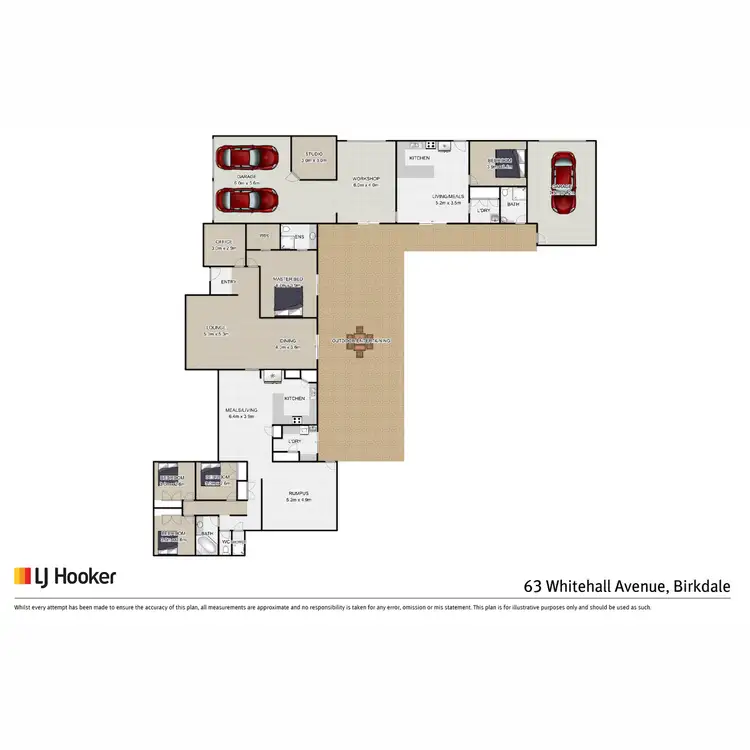 Floorplan of Homely house listing, 63 Whitehall Avenue, Birkdale QLD 4159