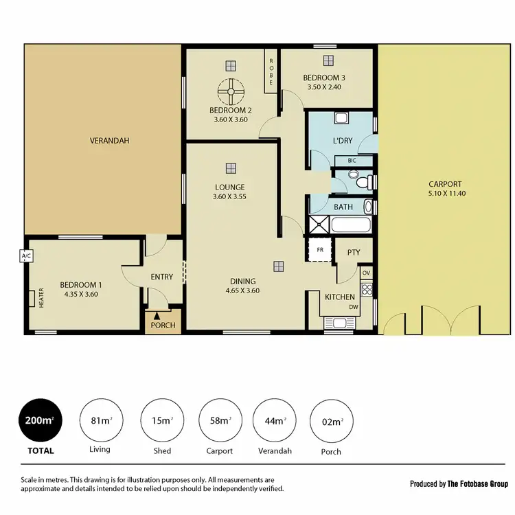 Floorplan of Homely house listing, 13 Vindana Road, Paralowie SA 5108