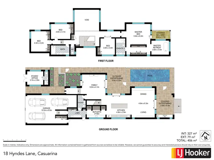 Floorplan of Homely house listing, 18 Hyndes Lane, Casuarina NSW 2487