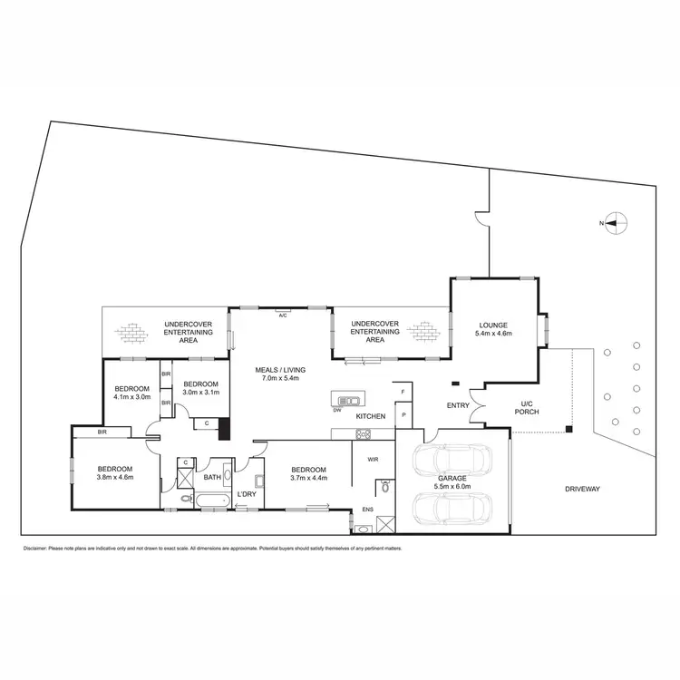 Floorplan of Homely house listing, 5 Meredith Place, Eynesbury VIC 3338