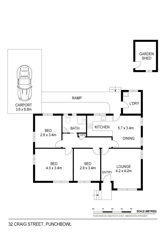Floorplan of Homely house listing, 32 Craig Street, Punchbowl NSW 2196