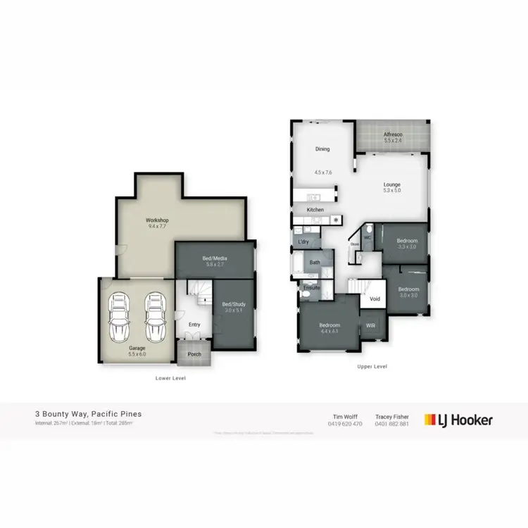 Floorplan of Homely house listing, 3 Bounty Way, Pacific Pines QLD 4211