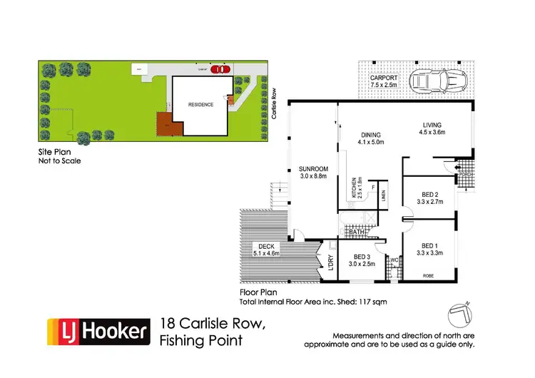 Floorplan of Homely house listing, 18 Carlisle Row, Fishing Point NSW 2283