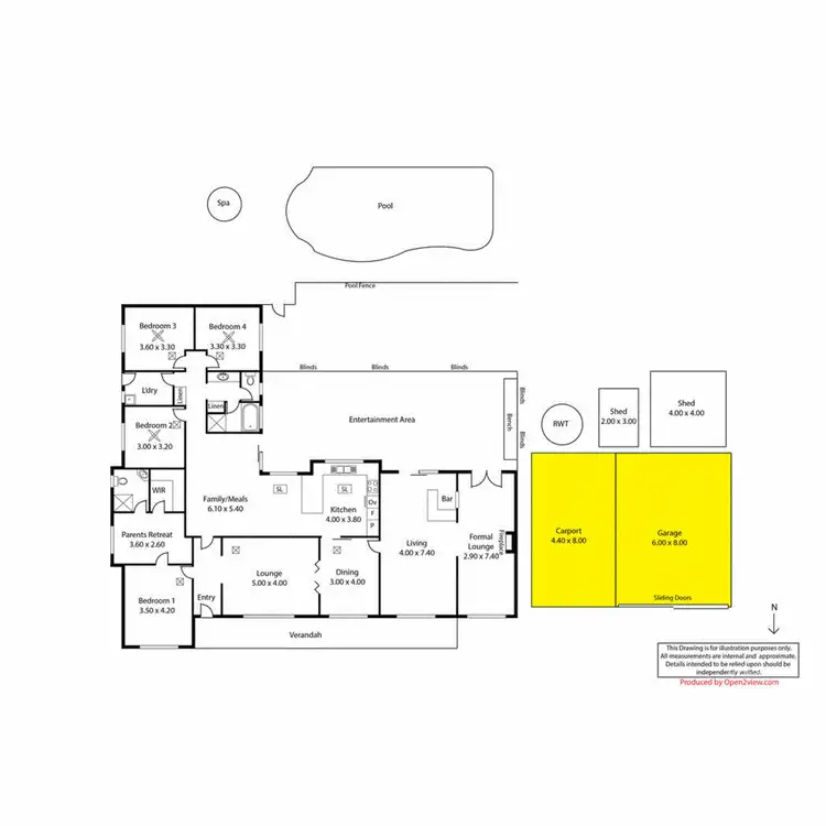 Floorplan of Homely house listing, 228 Kentish Road, Uleybury SA 5114