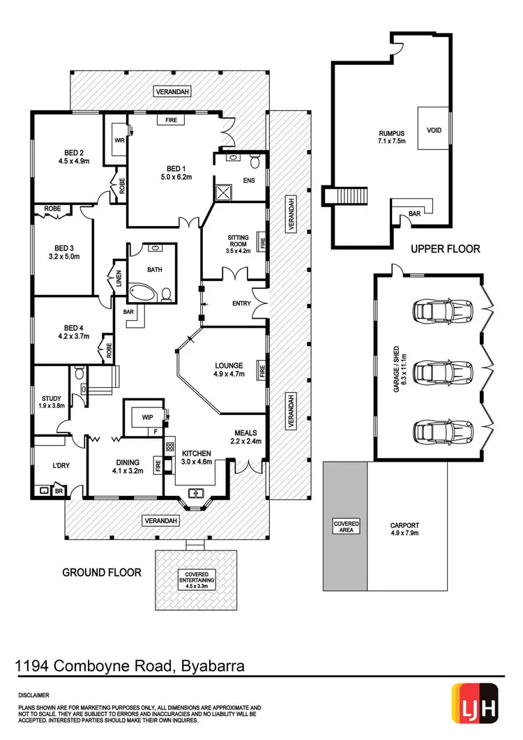 Floorplan of Homely rural property listing, 1194 Comboyne Road, Byabarra NSW 2446