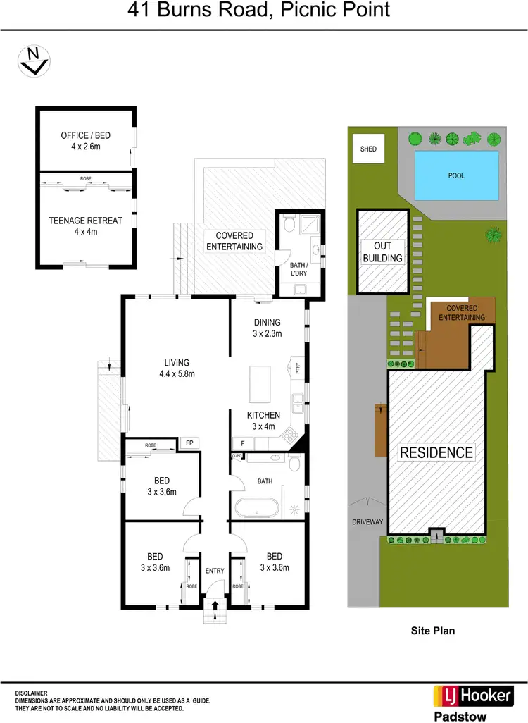 Floorplan of Homely house listing, 41 Burns Road, Picnic Point NSW 2213