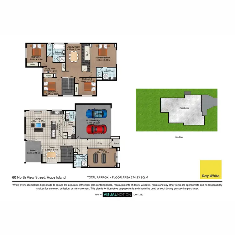 Floorplan of Homely house listing, 60 North View Street, Hope Island QLD 4212