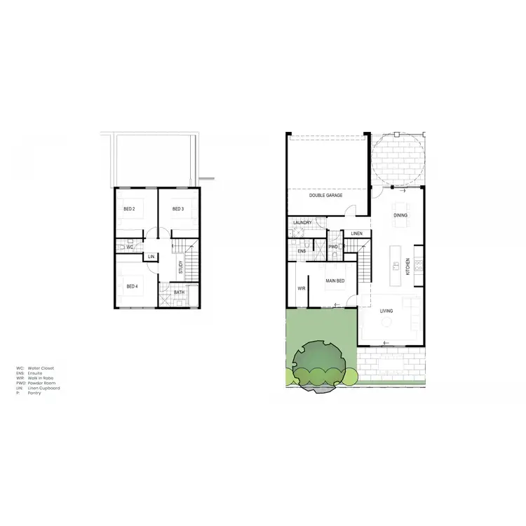 Floorplan of Homely townhouse listing, Olayo Phip Court, Watson ACT 2602