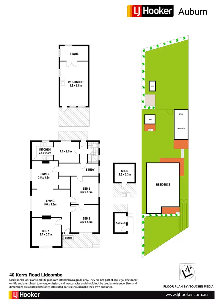 Floorplan of Homely house listing, 40 Kerrs Rd, Lidcombe NSW 2141