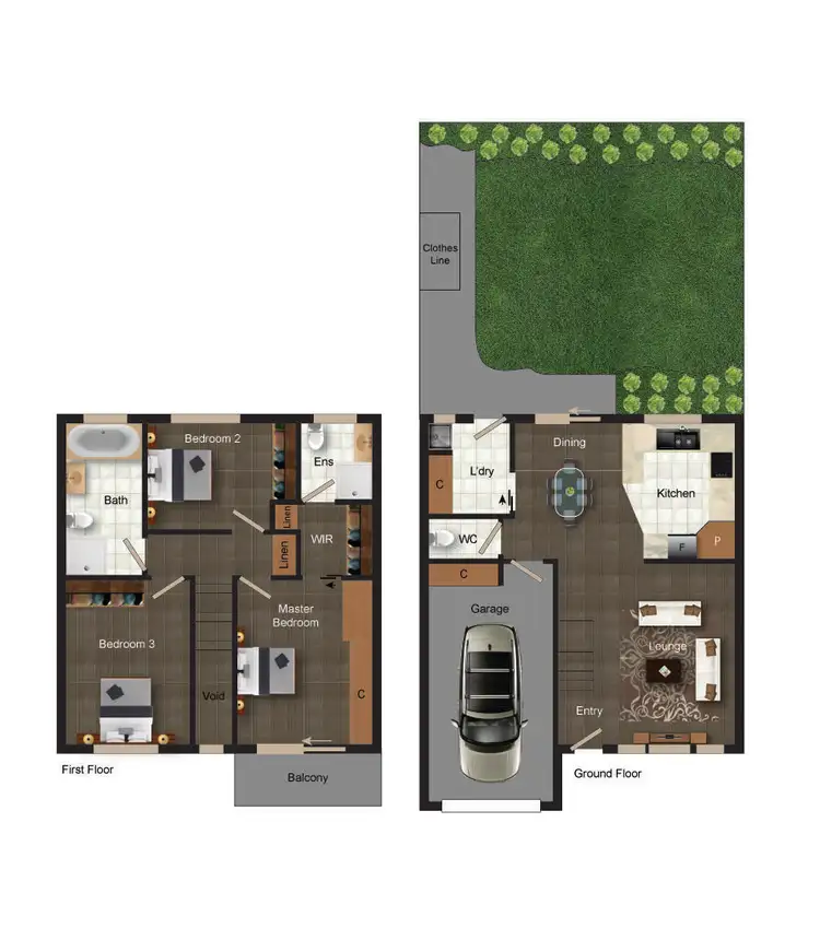 Floorplan of Homely townhouse listing, 4/25 Uriarra Road, Queanbeyan NSW 2620