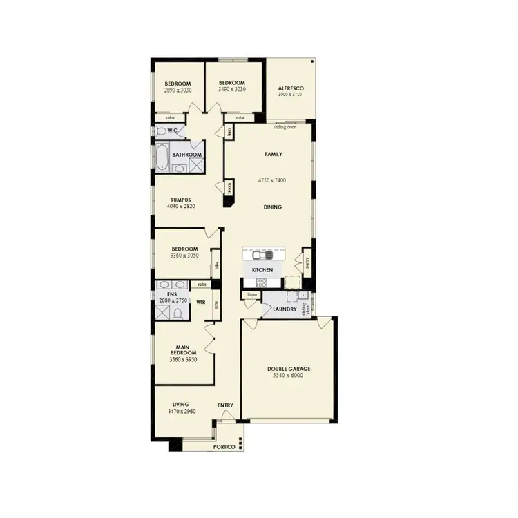 Floorplan of Homely house listing, No. 23 Tedcastle Drive, Aintree VIC 3336