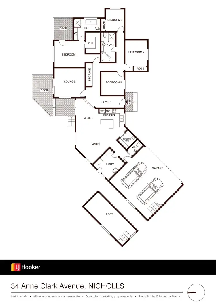 Floorplan of Homely house listing, 34 Anne Clark Avenue, Nicholls ACT 2913
