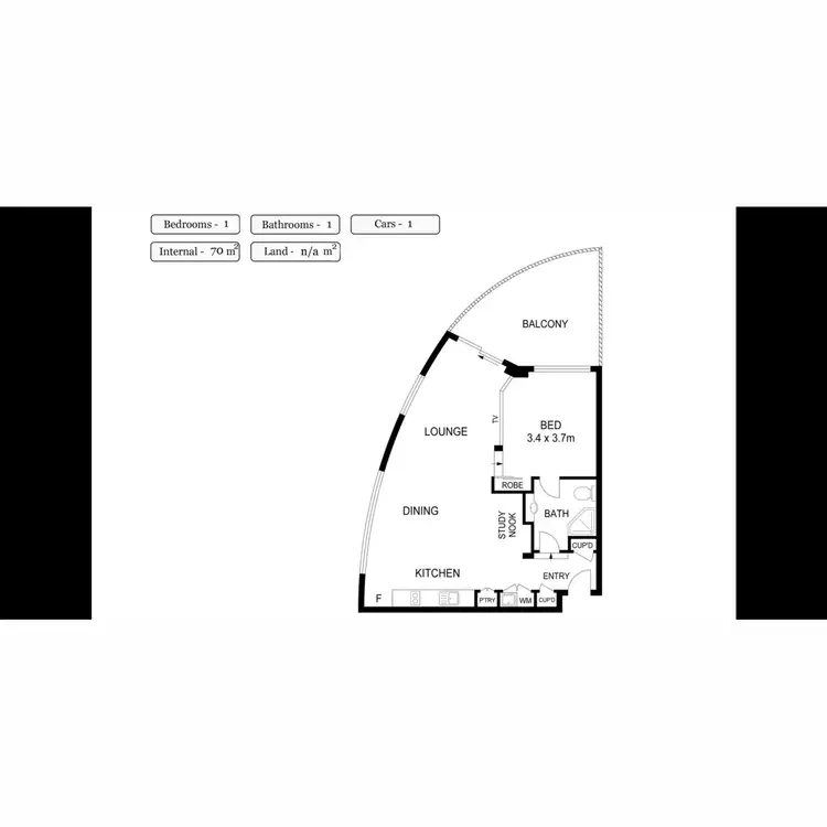 Floorplan of Homely unit listing, 84/98 University Drive, Varsity Lakes QLD 4227