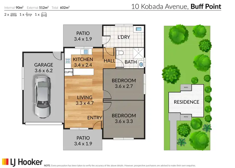 Floorplan of Homely house listing, 10 Kobada Avenue, Buff Point NSW 2262