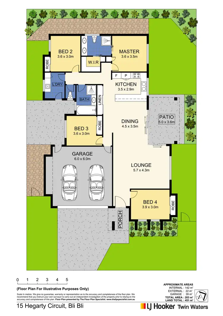 Floorplan of Homely house listing, 15 Hegarty Circuit, Bli Bli QLD 4560