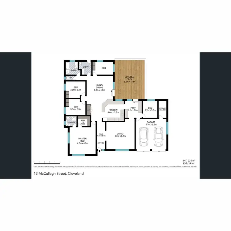 Floorplan of Homely house listing, 13 McCullagh Street, Cleveland QLD 4163