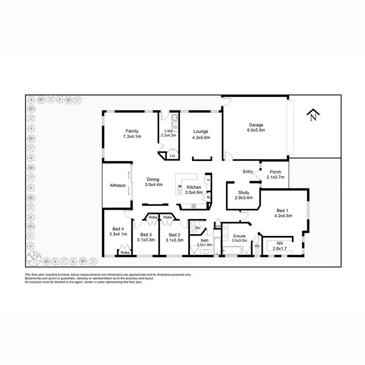 Floorplan of Homely house listing, 32 Holly Drive, Point Cook VIC 3030