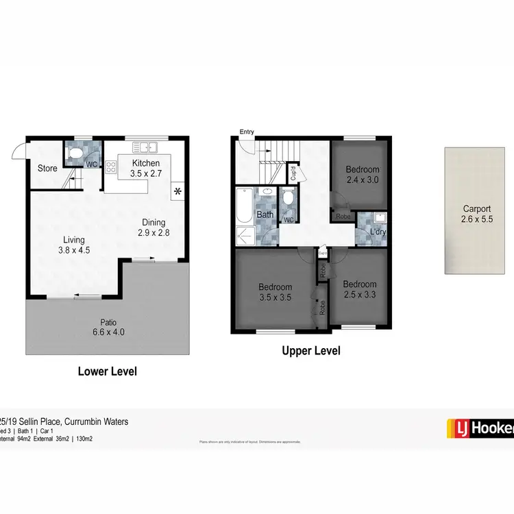 Floorplan of Homely townhouse listing, 25/19 Sellin Place, Currumbin Waters QLD 4223