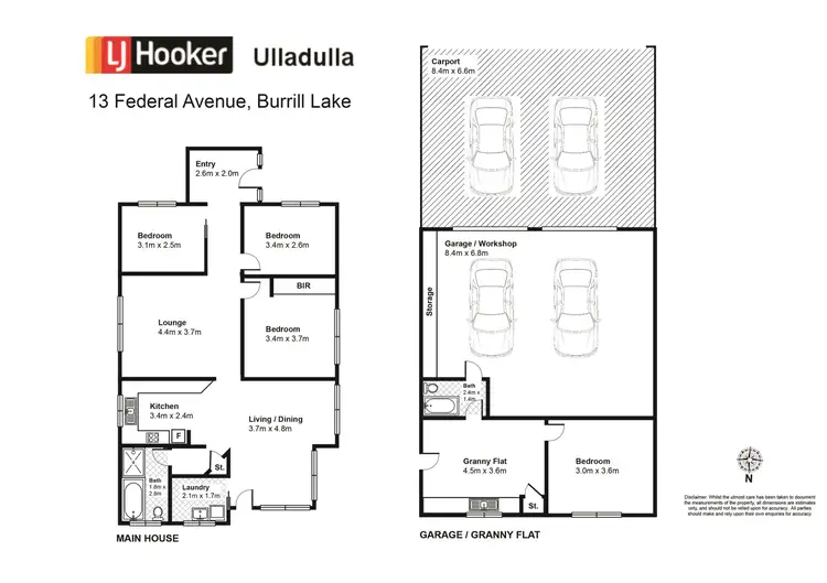 Floorplan of Homely house listing, 13 Federal Avenue, Burrill Lake NSW 2539
