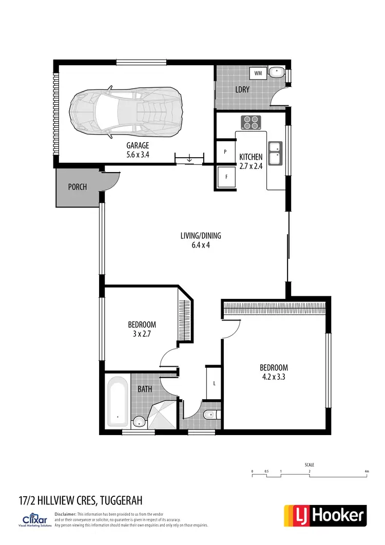 Floorplan of Homely villa listing, 17/2 Hillview Crescent, Tuggerah NSW 2259