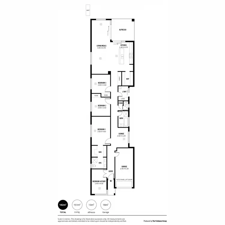 Floorplan of Homely house listing, 22b Tyringa Avenue, Rostrevor SA 5073