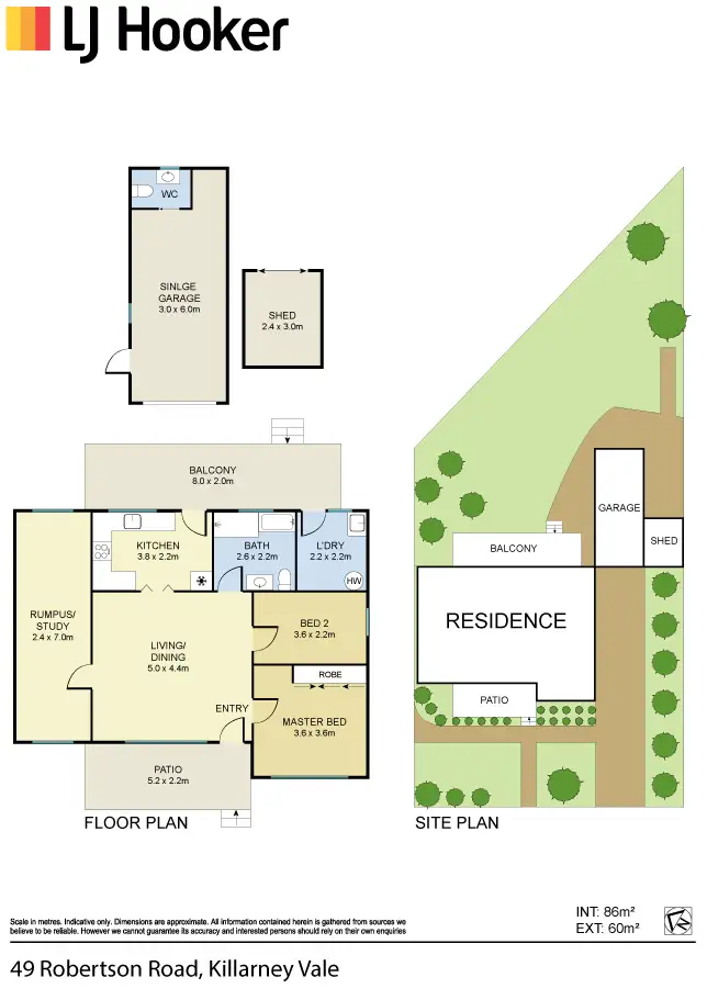 Floorplan of Homely house listing, 49 Robertson Road, Killarney Vale NSW 2261