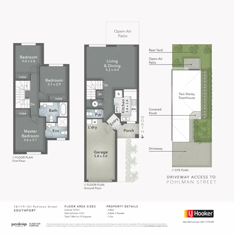 Floorplan of Homely townhouse listing, 10/119 Pohlman Street, Southport QLD 4215