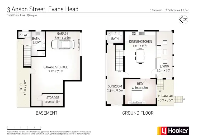 Floorplan of Homely house listing, 3 Anson Avenue, Evans Head NSW 2473