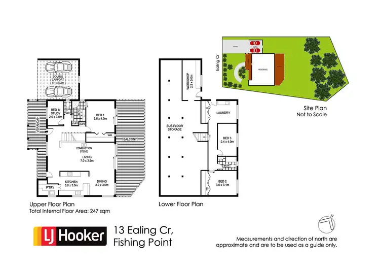 Floorplan of Homely house listing, 13 Ealing Crescent, Fishing Point NSW 2283