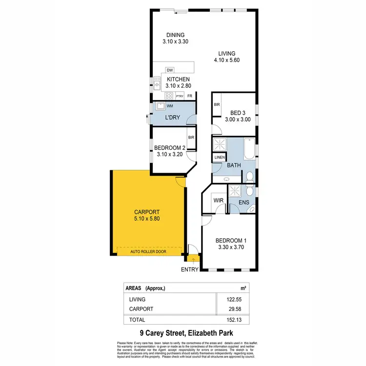 Floorplan of Homely house listing, 9 Carey Street, Elizabeth Park SA 5113