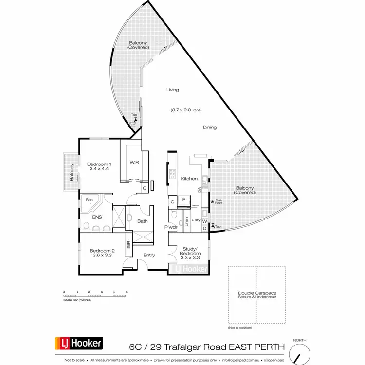 Floorplan of Homely apartment listing, 6C/29 Trafalgar Road, East Perth WA 6004