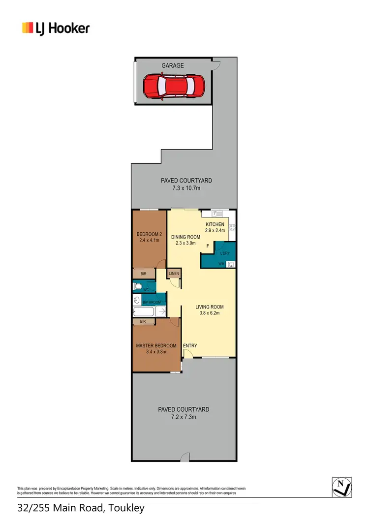 Floorplan of Homely villa listing, 32/255 Main Road, Toukley NSW 2263