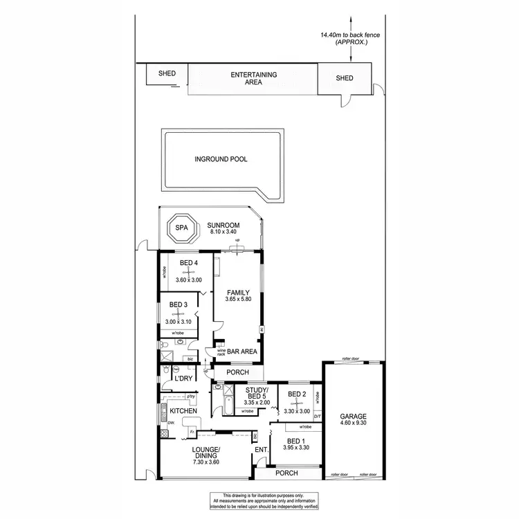 Floorplan of Homely house listing, 16 Kearnes Road, Oaklands Park SA 5046