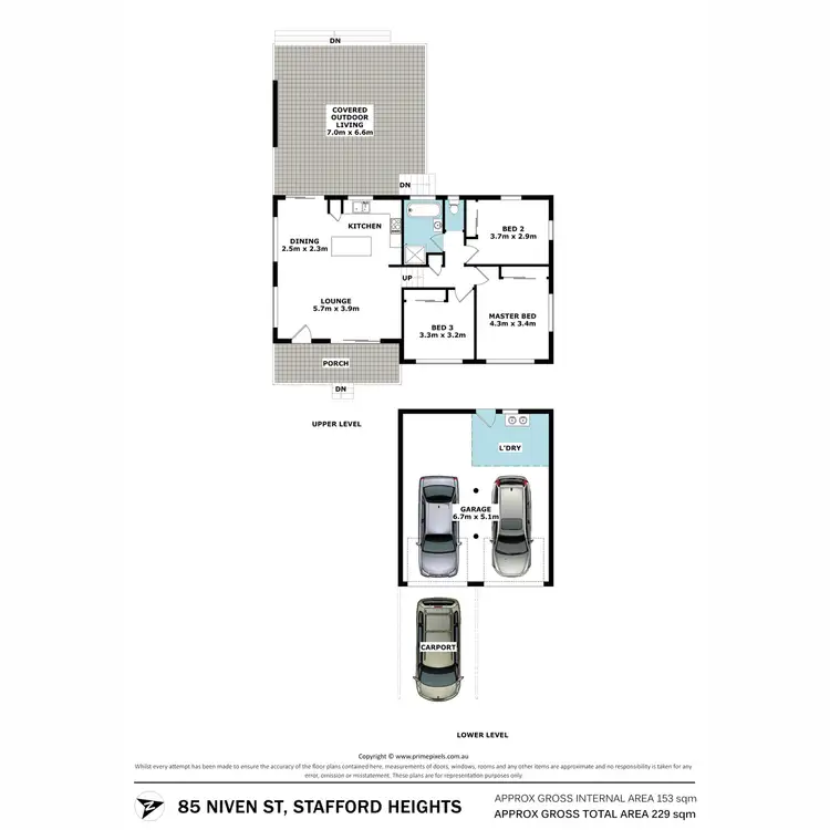 Floorplan of Homely house listing, 85 Niven Street, Stafford Heights QLD 4053