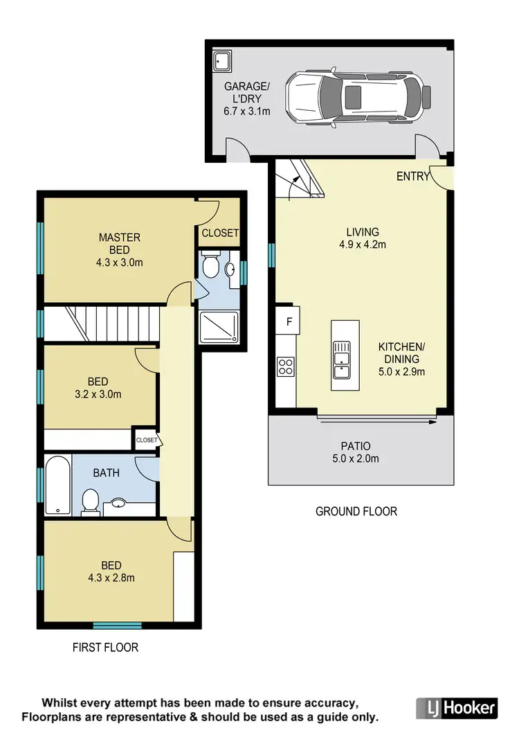 Floorplan of Homely townhouse listing, Unit 5/25 Grasspan Street, Zillmere QLD 4034