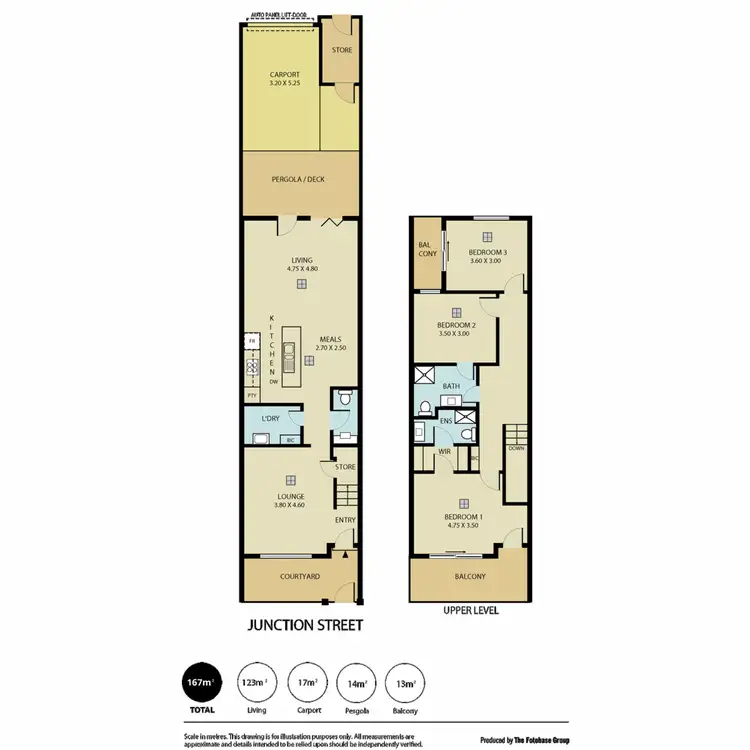 Floorplan of Homely house listing, 22 Junction Street, Mawson Lakes SA 5095