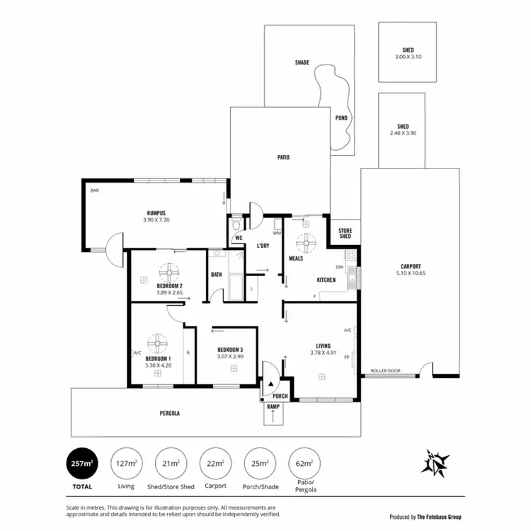 Floorplan of Homely house listing, 9 Collins Street, Elizabeth Downs SA 5113