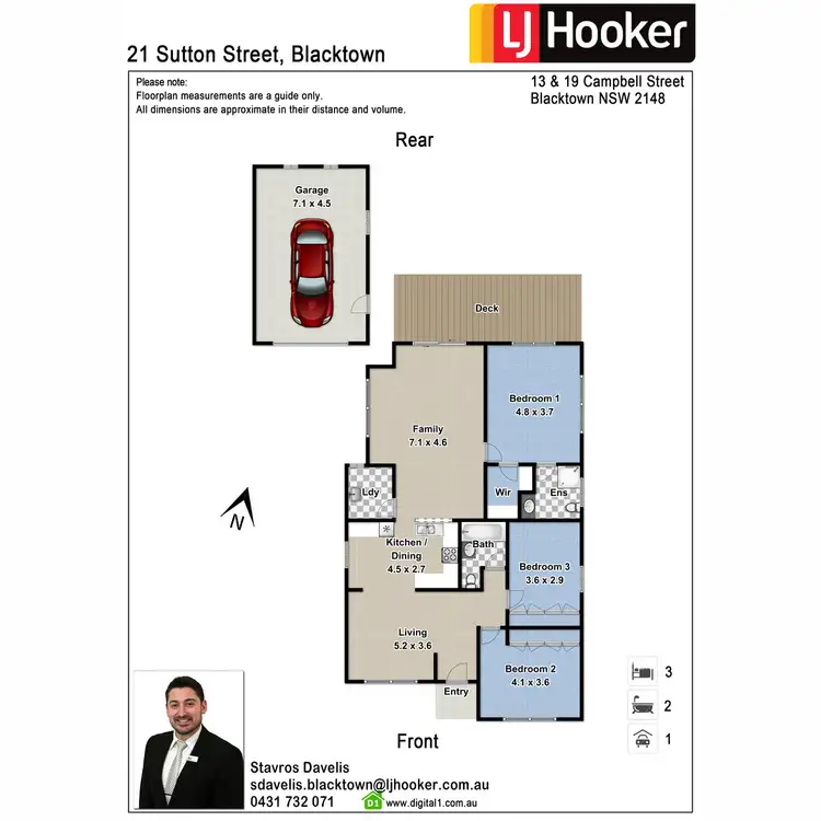 Floorplan of Homely house listing, 21 Sutton Street, Blacktown NSW 2148