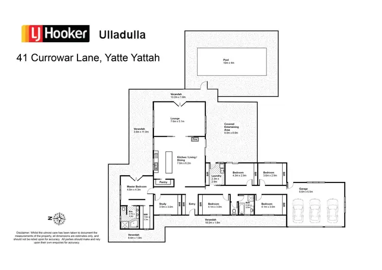 Floorplan of Homely house listing, 41 Currowar Lane, Milton NSW 2538