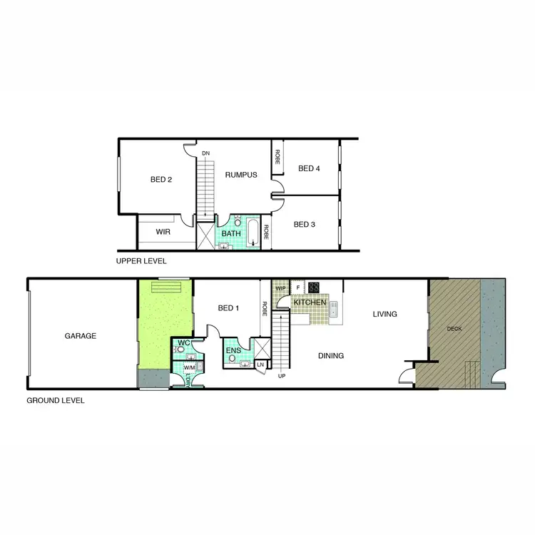 Floorplan of Homely townhouse listing, 63/128 John Gorton Drive, Coombs ACT 2611