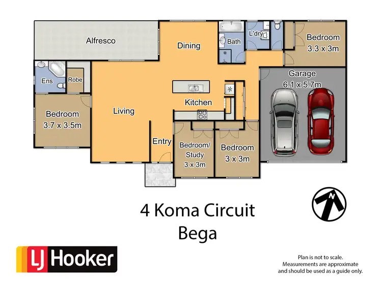 Floorplan of Homely house listing, 4 Koma Circuit, Bega NSW 2550
