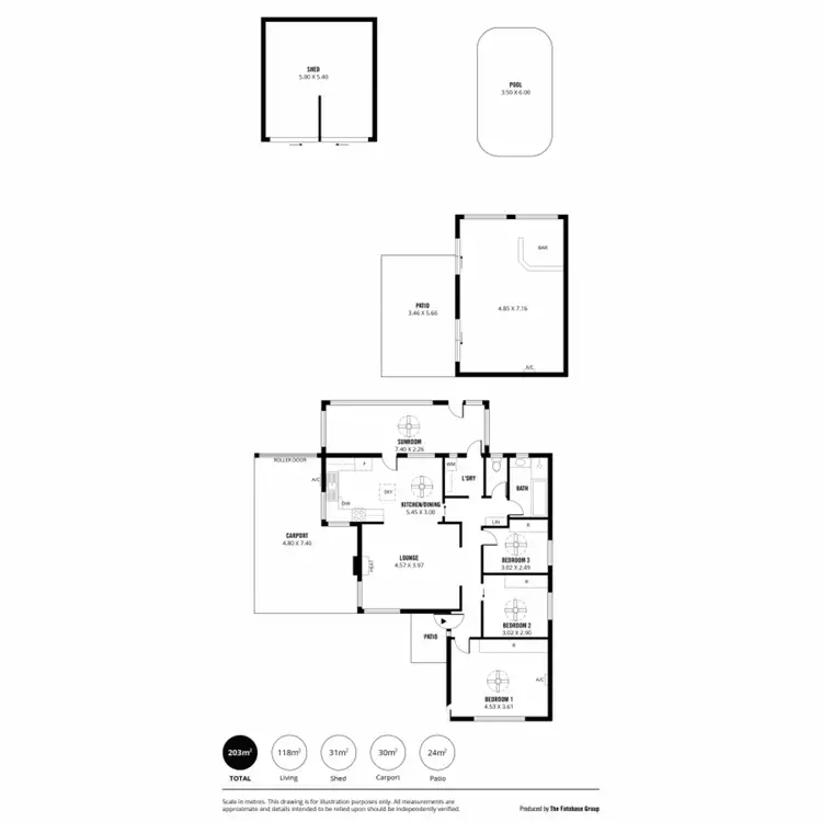 Floorplan of Homely house listing, 2 Walton Avenue, Clearview SA 5085