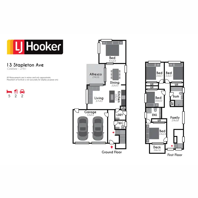 Floorplan of Homely house listing, 13 Stapleton Avenue, Colebee NSW 2761