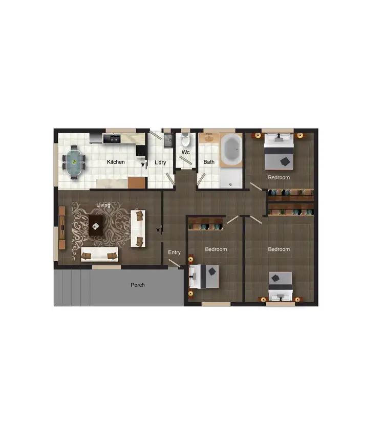 Floorplan of Homely house listing, 29 Christopher Crescent, Queanbeyan NSW 2620