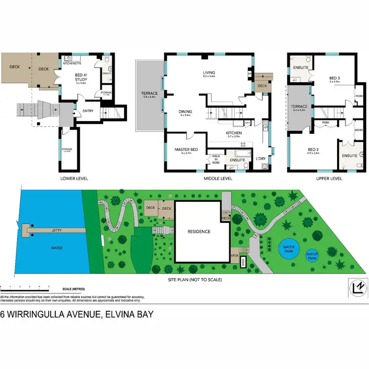 Floorplan of Homely house listing, 6 Wirringulla Avenue, Elvina Bay NSW 2105