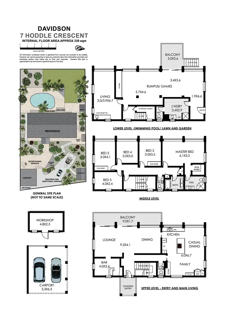 Floorplan of Homely house listing, 7 Hoddle Crescent, Davidson NSW 2085