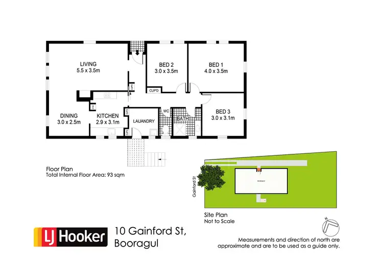 Floorplan of Homely house listing, 10 Gainford Street, Booragul NSW 2284