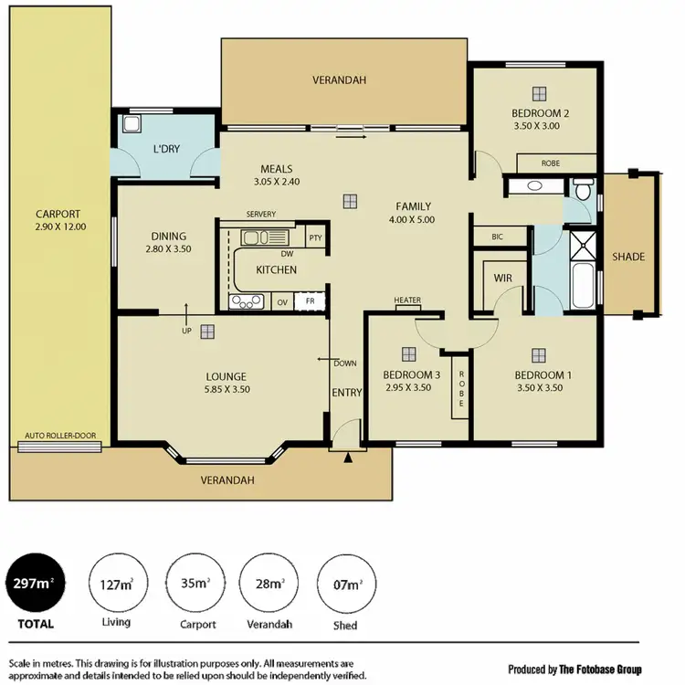 Floorplan of Homely house listing, 7 Shah Place, Surrey Downs SA 5126