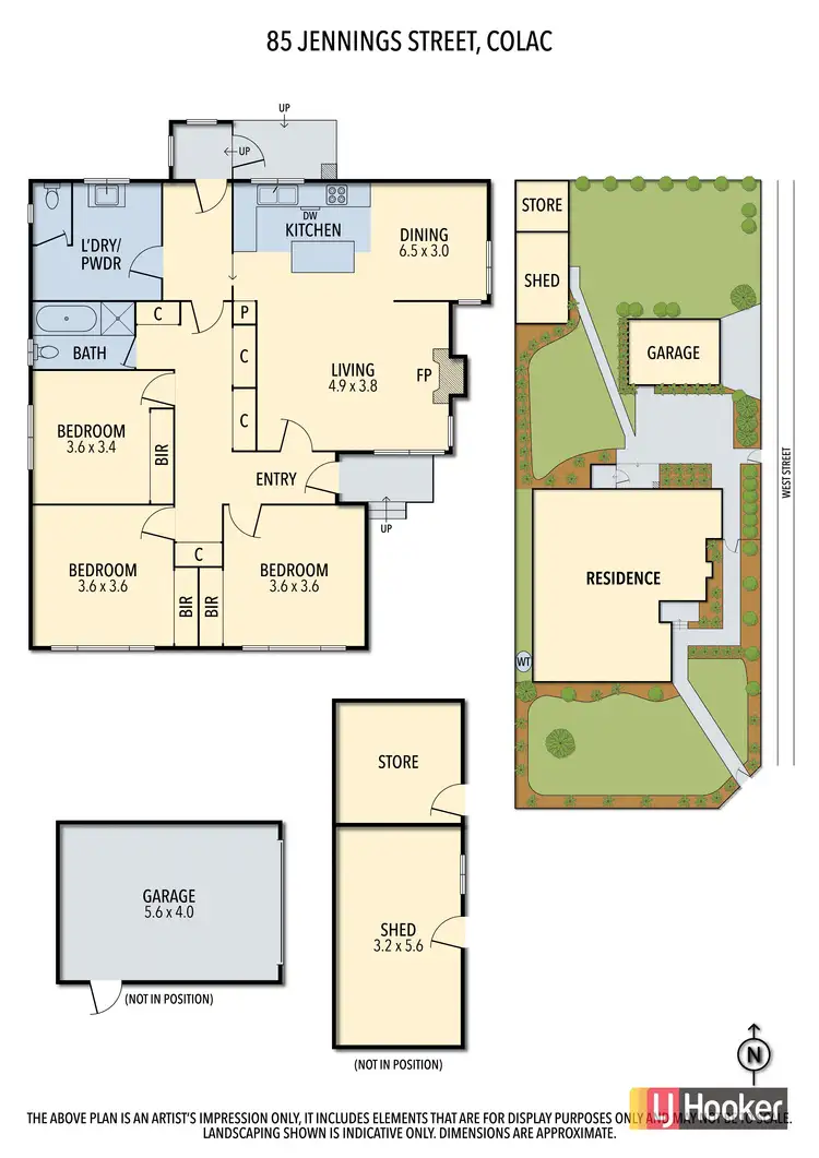 Floorplan of Homely house listing, 85 Jennings Street, Colac VIC 3250