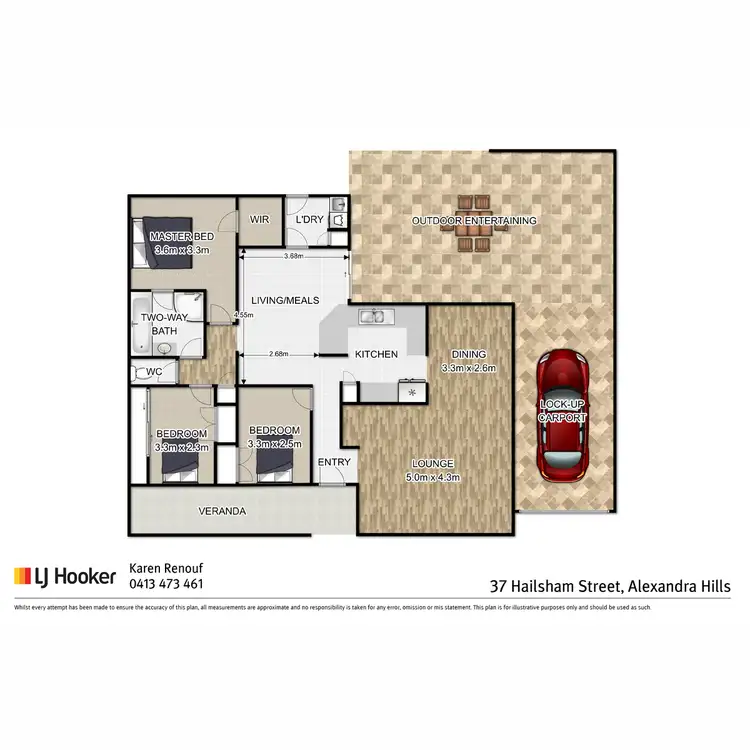 Floorplan of Homely house listing, 37 Hailsham Street, Alexandra Hills QLD 4161